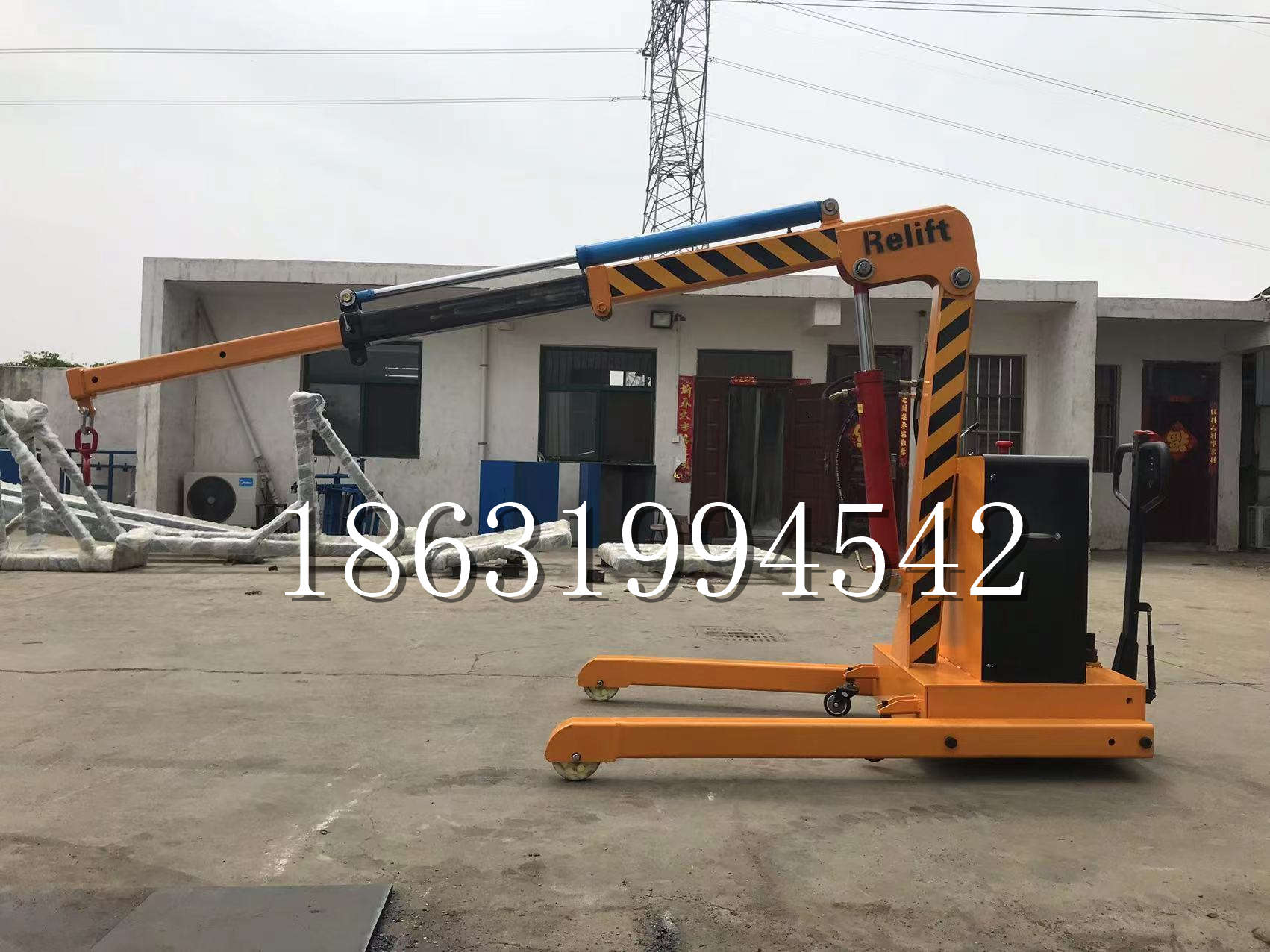 沽源县久征定做3吨三轮随车吊 农用园林绿化移树吊 平板工程用小吊机