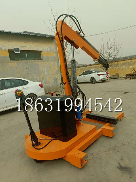 沽源县自卸车厢随车吊 自制轮式四不像起重机 四驱平板吊 5吨 贵盛